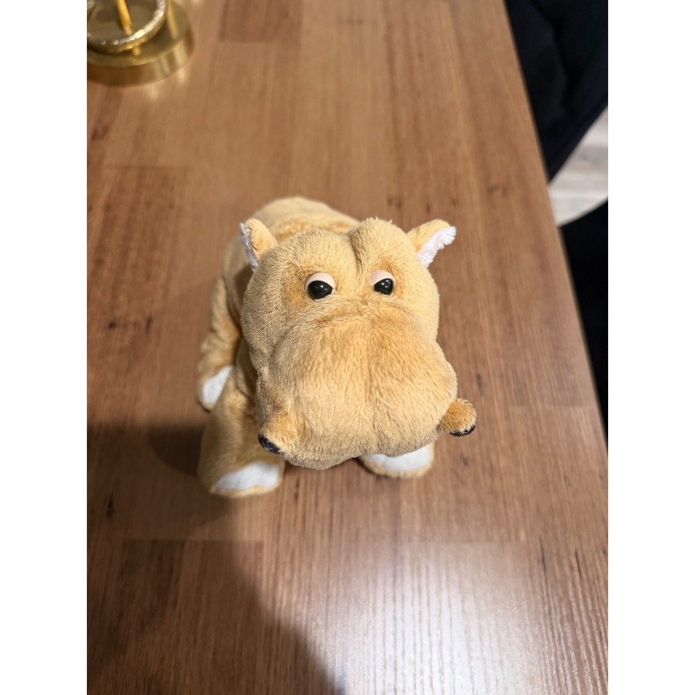 Webkinz Ganz Mud Hippo Plush Tan Stuffed Animal Toy HM384 No Code